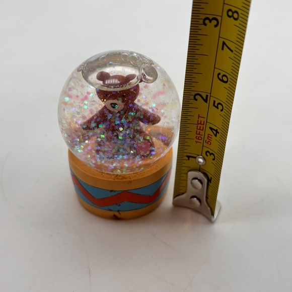 Disney Store Teddy Bear Character Mini Collectible Water Snow Globe - Picture 8 of 9